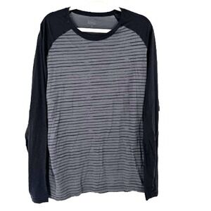 REI Co-op 100% Merino Wool Base Layer Shirt Men's XL Gray Outdoors Long Sleeve